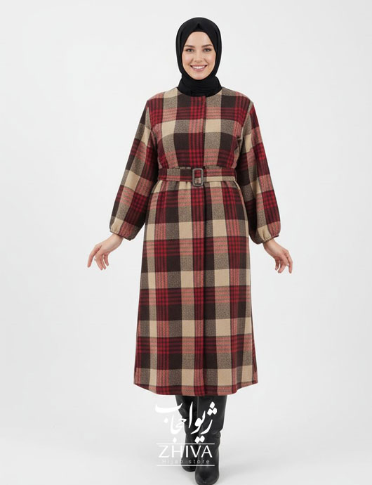 عبا چهارخانه پشمی كد 018