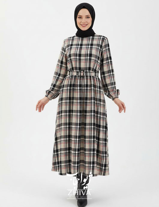 عبا چهارخانه پشمی كد 020
