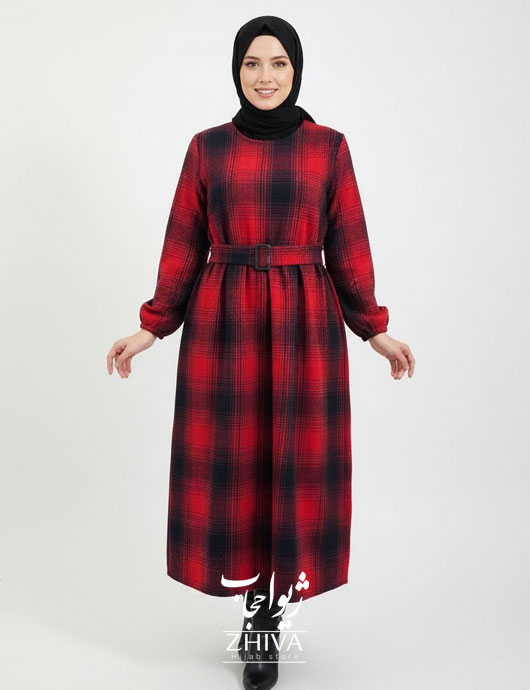 عبا چهارخانه پشمی كد 024
