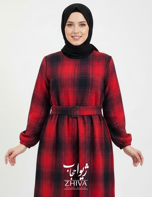 عبا چهارخانه پشمی كد 024
