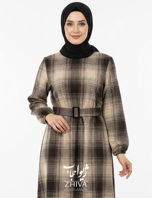 عبا چهارخانه پشمی كد 025