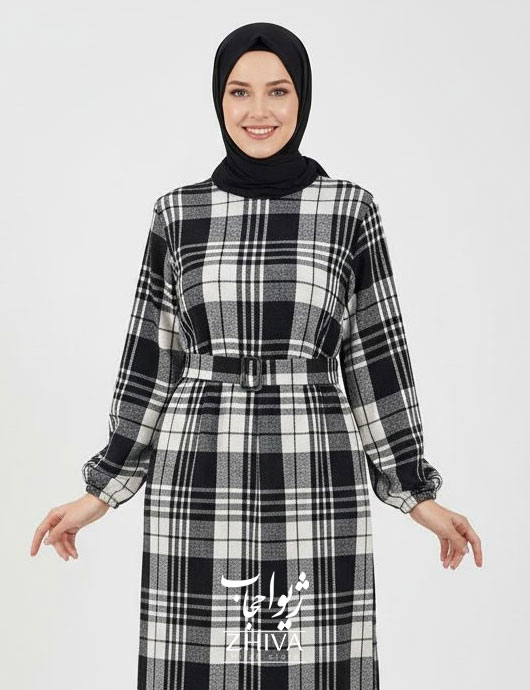 عبا چهارخانه پشمی كد 010