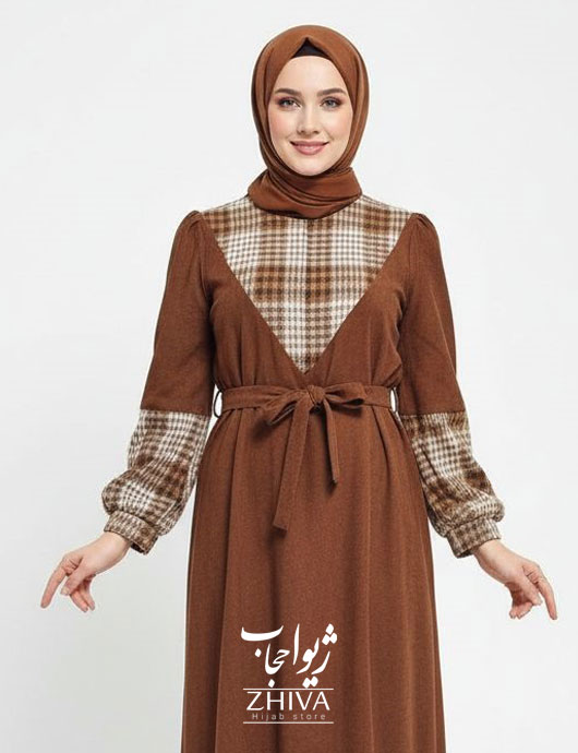 عبا آتنا قهوه ای روشن