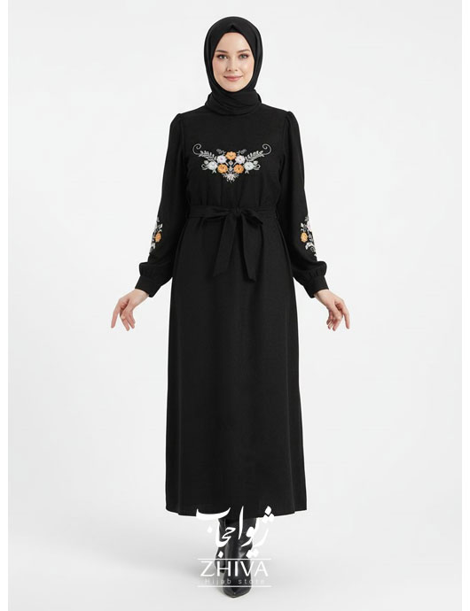 عبا گل بانو مشكی