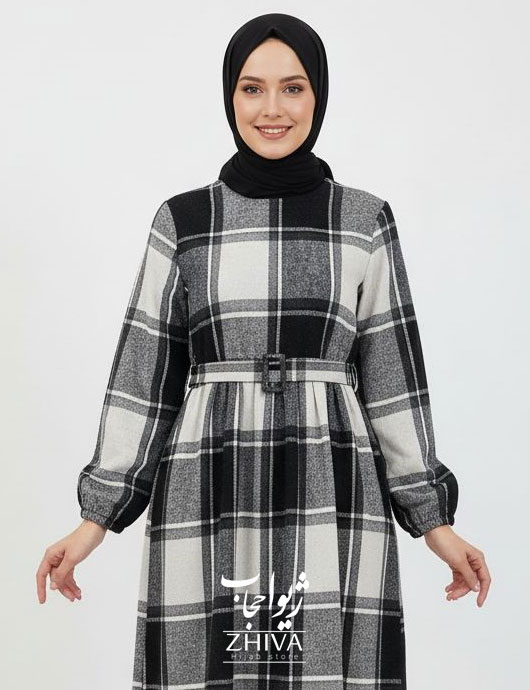 پيراهن چهارخانه پشمی كد 029
