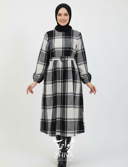 پيراهن چهارخانه پشمی كد 029