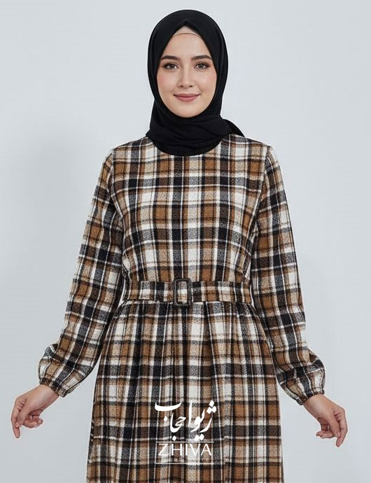 پيراهن چهارخانه پشمی