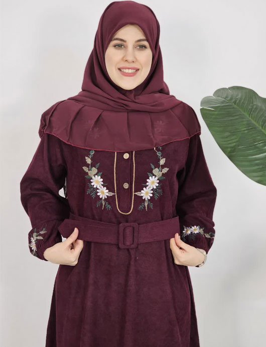 عبا مخمل کبریتی بابونه