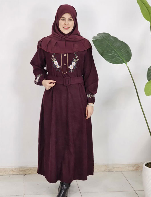 عبا مخمل کبریتی بابونه