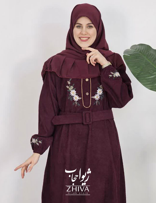 عبا مخمل کبریتی بابونه