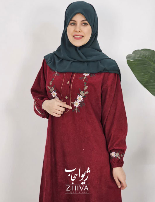 عبا مخمل کبریتی بابونه