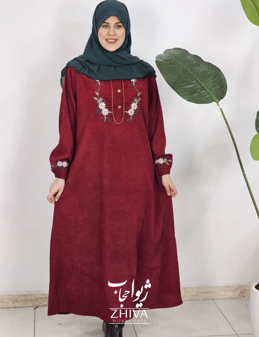 عبا مخمل کبریتی بابونه