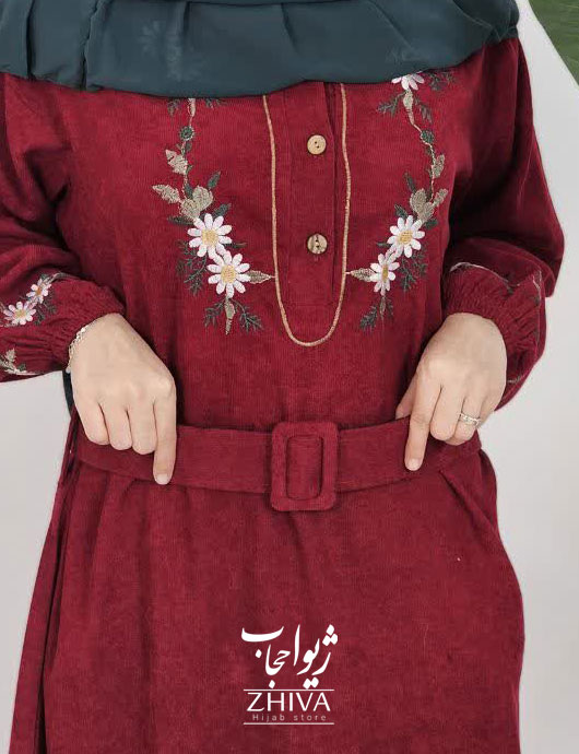 عبا مخمل کبریتی بابونه