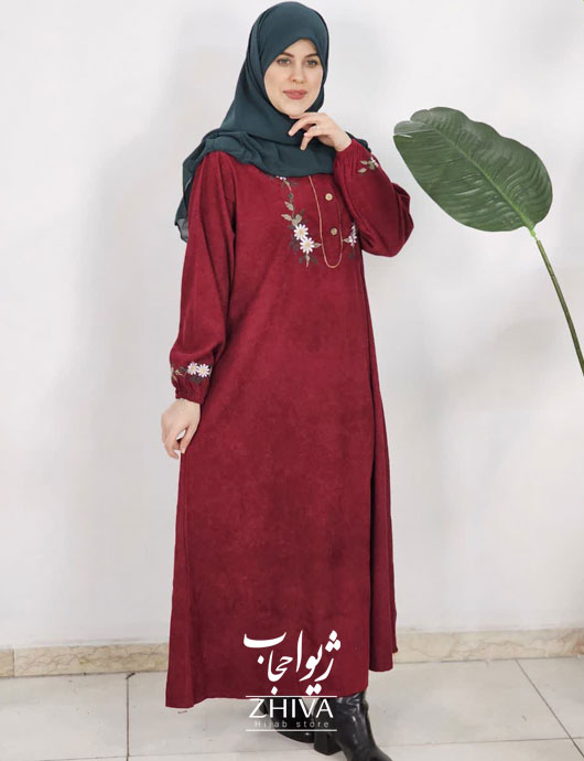 عبا مخمل کبریتی بابونه