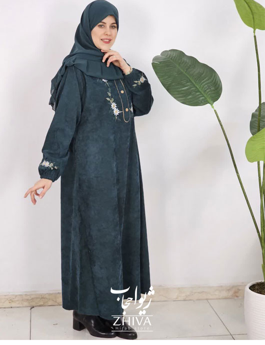 عبا مخمل کبریتی بابونه