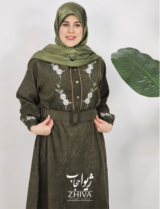 عبا مخمل کبریتی بابونه