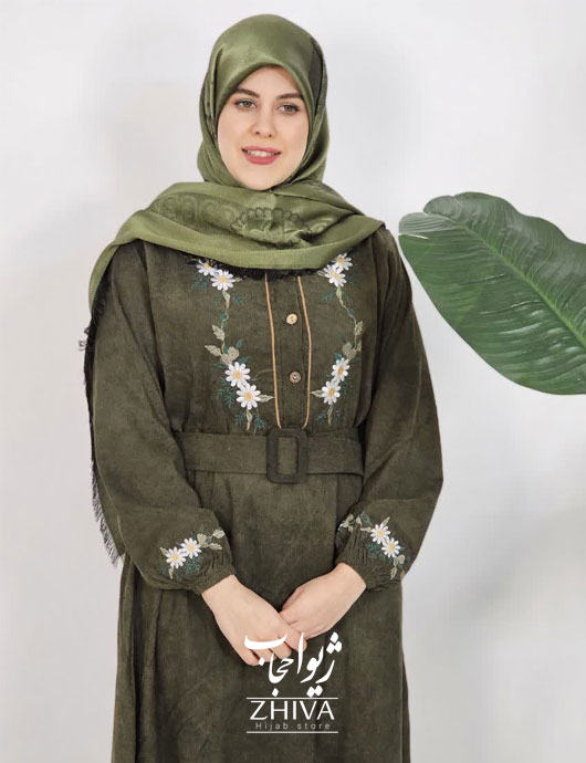 عبا مخمل کبریتی بابونه
