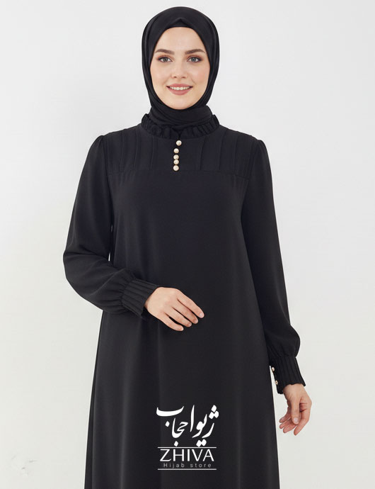 عبا گیسو پیراهنی مشكی