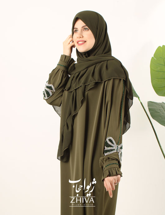 عبا پاپيون جواهردوزی