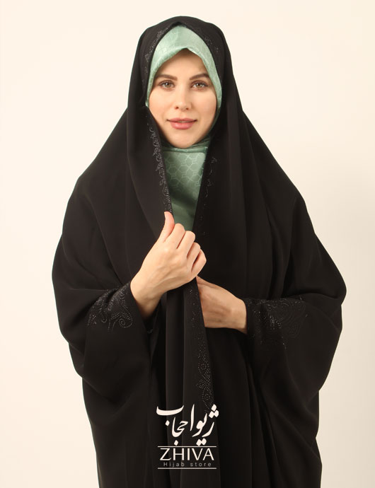 چادر دانشجویی تمام نگين