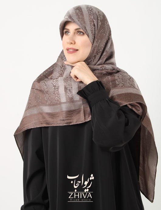 روسری لمه پوست ماری