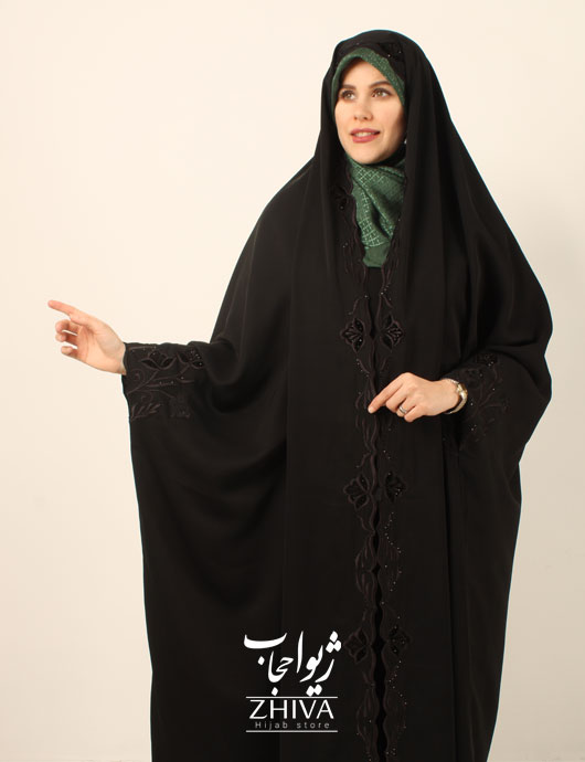 چادر دانشجویی گلدوزی غزل ندا