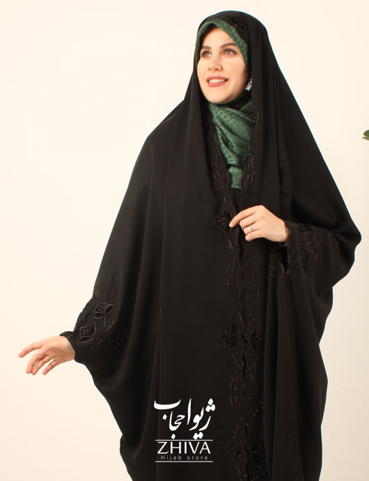 چادر دانشجویی گلدوزی غزل ندا