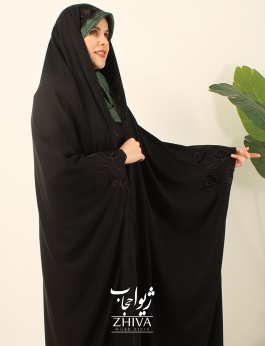 چادر دانشجویی گلدوزی غزل ندا