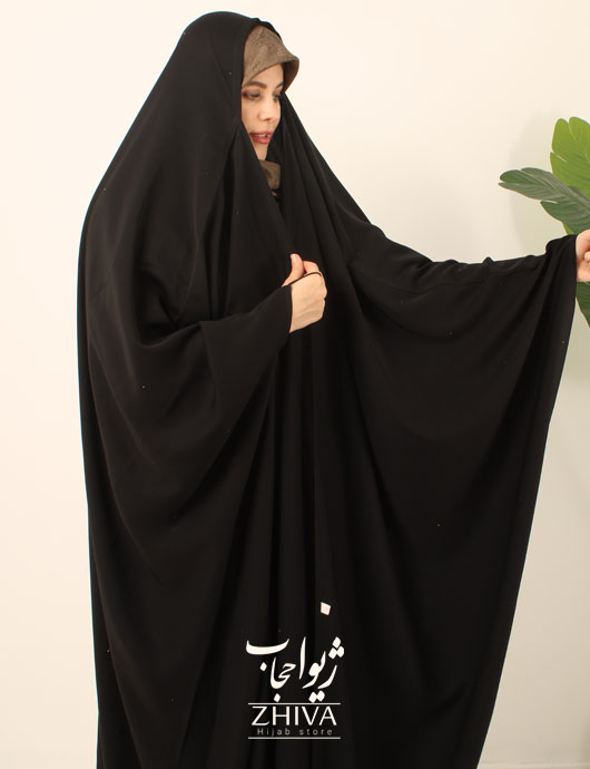 چادر عربی نگین باران حریرالاسود