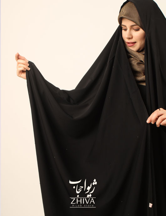 چادر عربی نگین باران حریرالاسود
