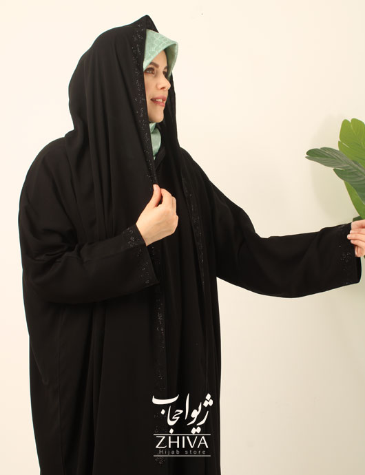 چادر مدل شال دار نگینی