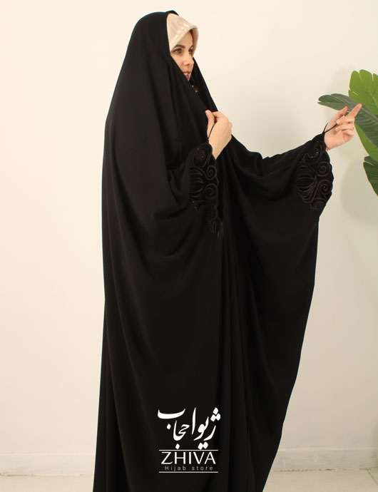 چادر عربی مخمل گلدوزی