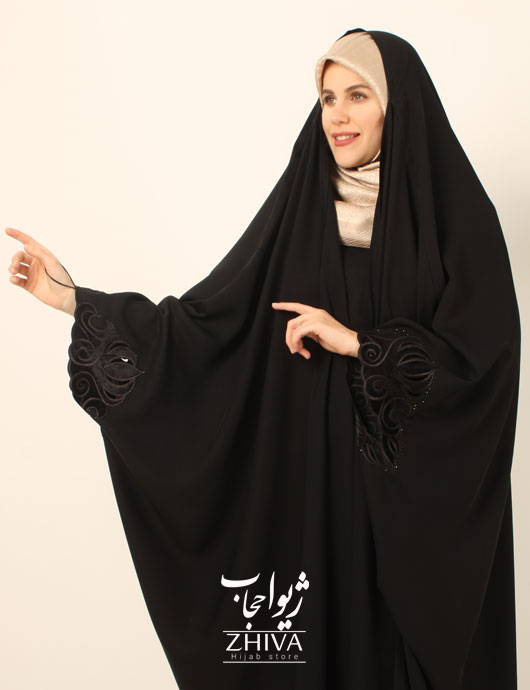 چادر عربی مخمل گلدوزی
