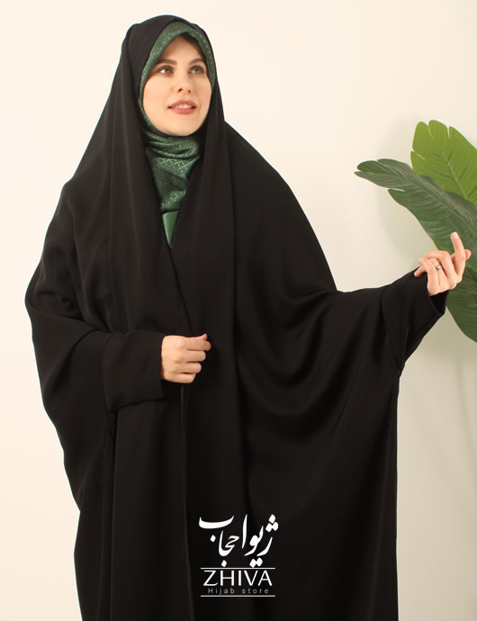 چادر دانشجویی مچ دار كرپ
