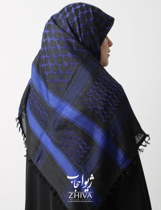 چفیه عراقی آبی