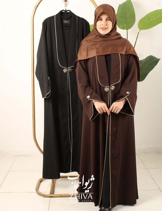 مانتو عبایی آهو مشكی