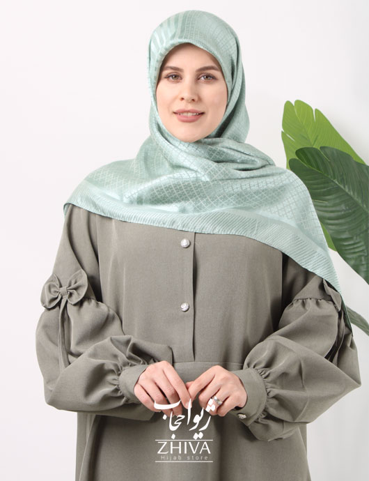 مانتو عبایی پاپيون بهاره