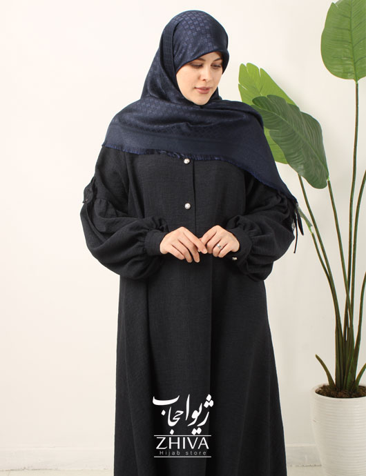 مانتو عبایی پاپيون بهاره