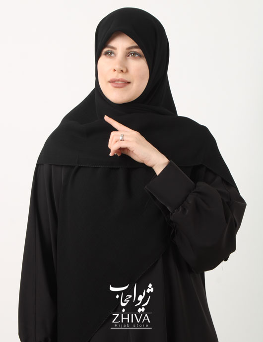 روسری گلكسی مشكی قواره 120