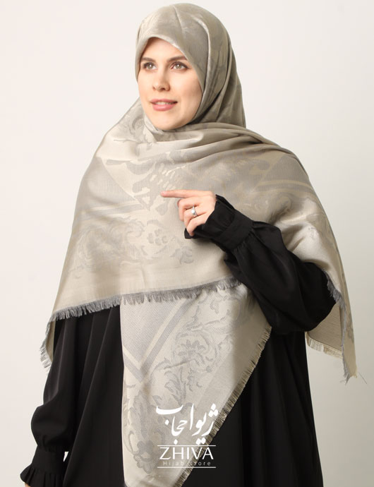 روسری لمه دور ريش قواره 140 كد 4