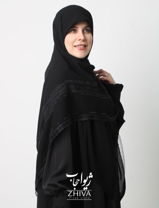 روسری گلكسی مشكی