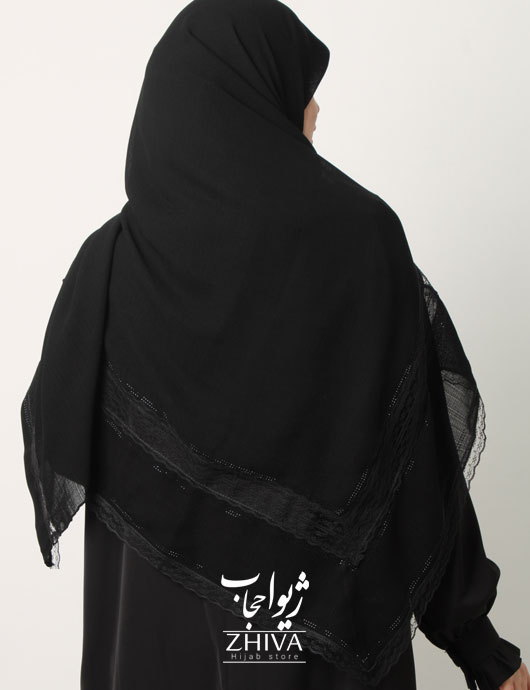 روسری گلكسی مشكی