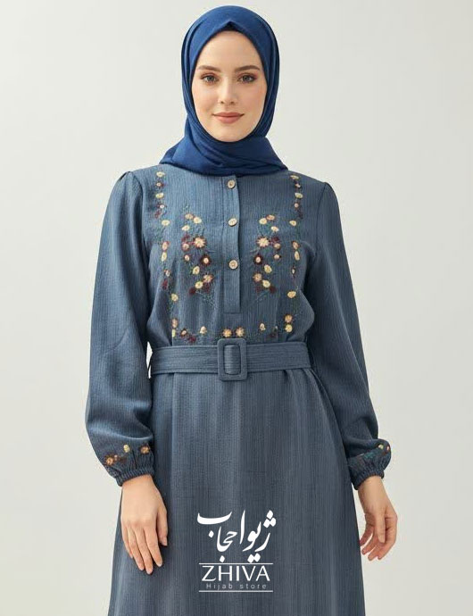 مانتو عبایی نوبهار جلوبسته كد 33