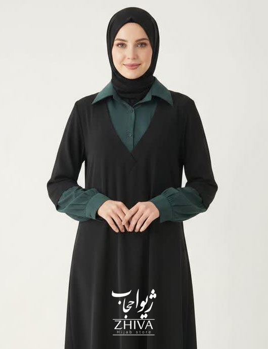 مانتو عبایی شهرزاد كد 1