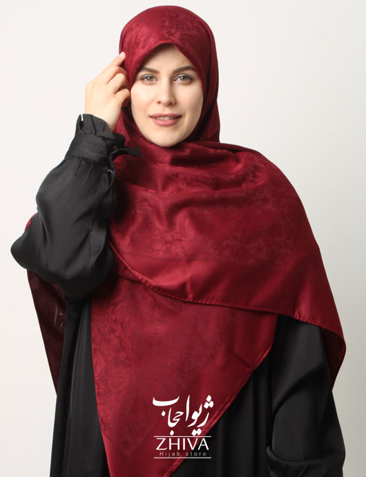 روسری ابريشم ترك دوردست دوز