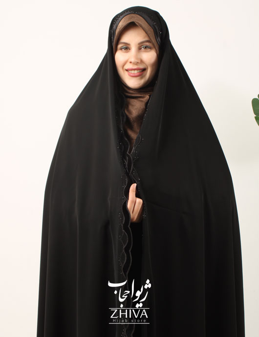 چادر سنتی گلدوزی مخمل لوزی ندا ويتنام