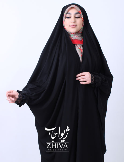چادر عربی پلیسه شکوفه