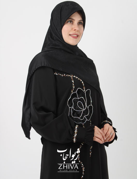 مانتو عبایی جواهردوزی