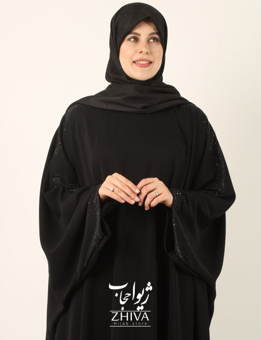 مانتو عبایی نگين كوبی