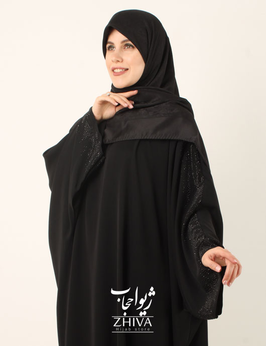 مانتو عبایی نگين كوبی